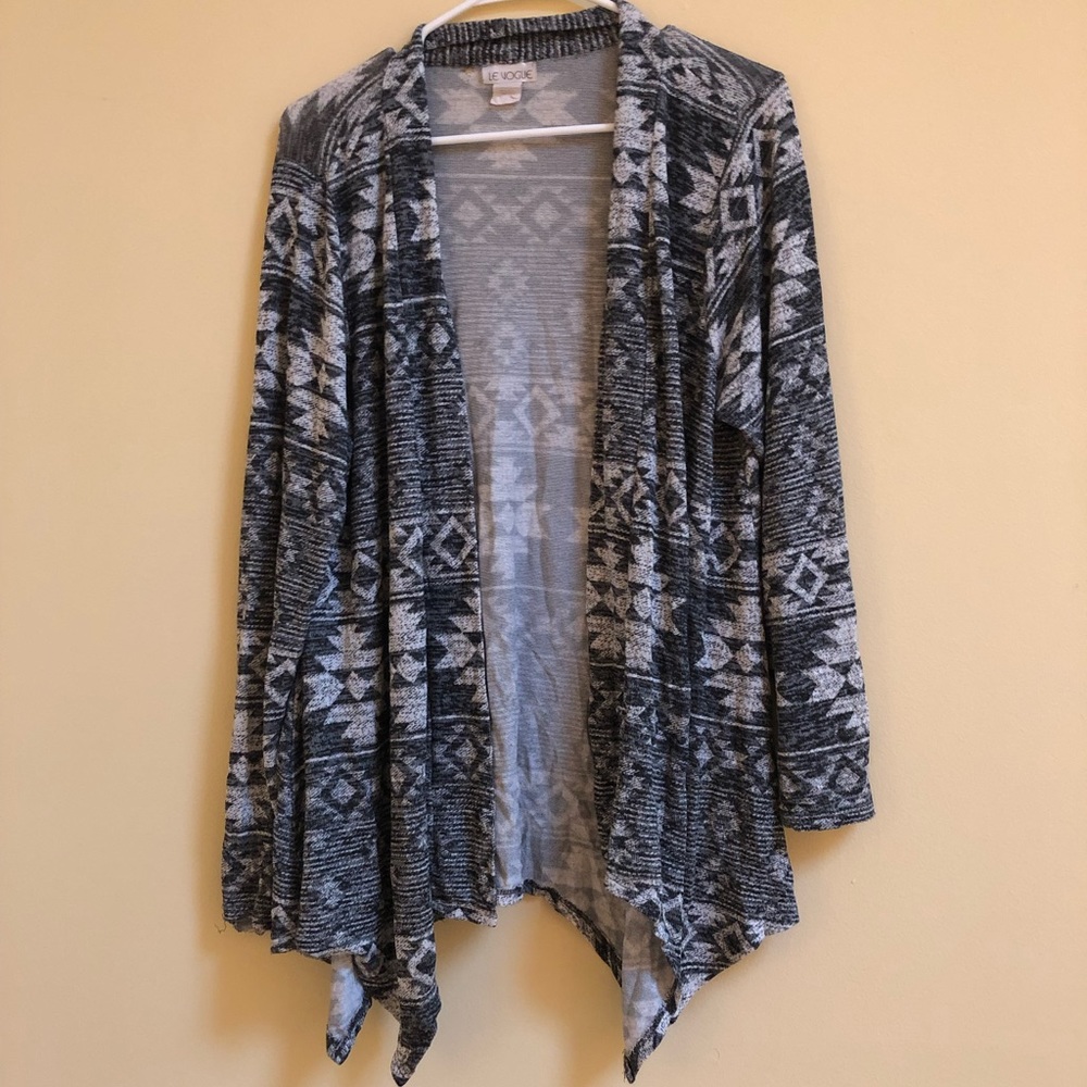 🖤☁️ Aztec open cardigan ☁️🖤 soft and stretchy